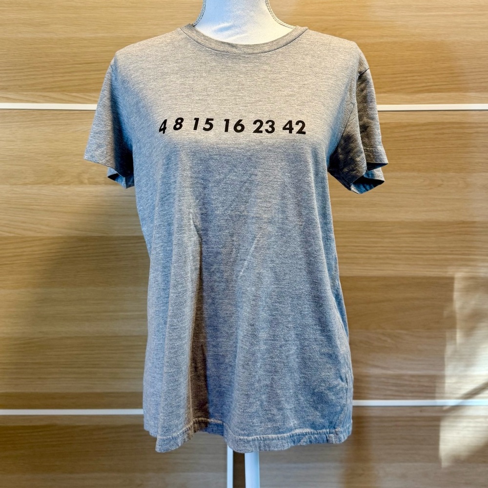 American Apparel Heather Gray LOST Tee